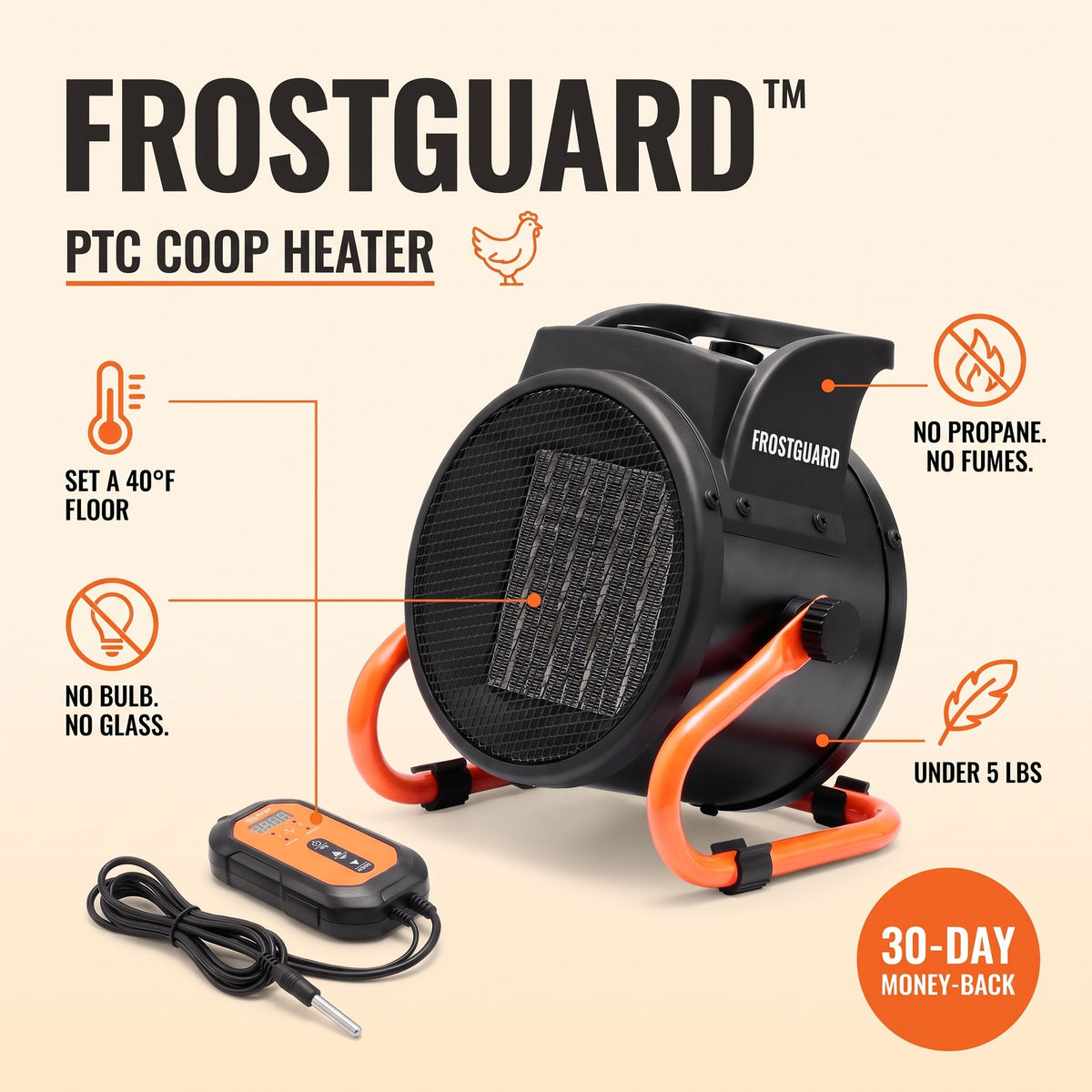 FrostGuard™ - PTC Coop Heater