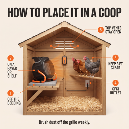 FrostGuard™ - PTC Coop Heater