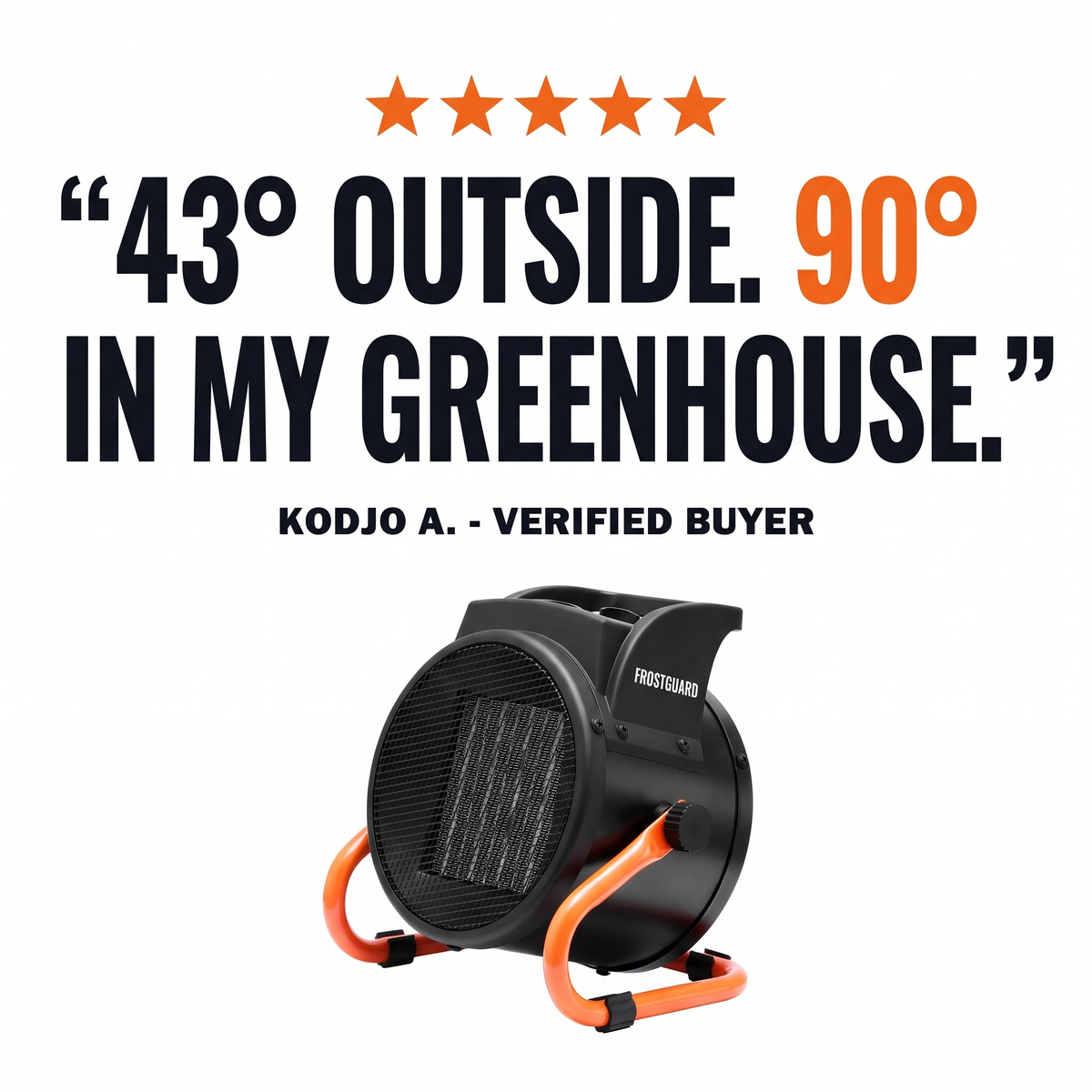 FrostGuard™ - PTC Greenhouse Heater
