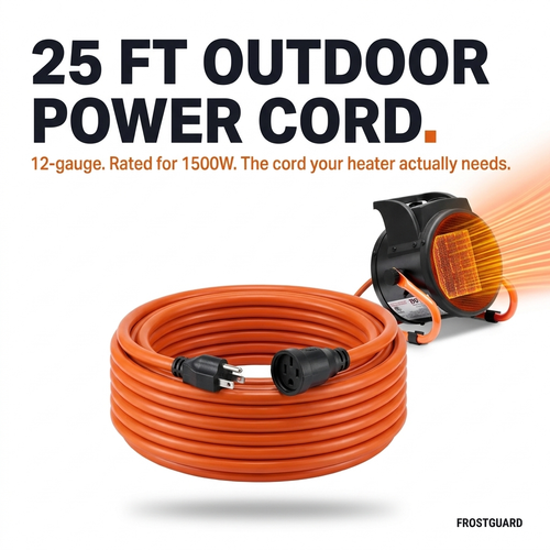 25 Ft Outdoor Power Cord